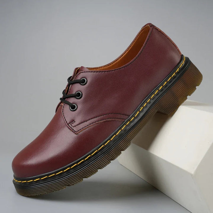 Nyklas - Chaussures Derby à Lacets Avec Surpiqûres Contrastées Sur la Semelle