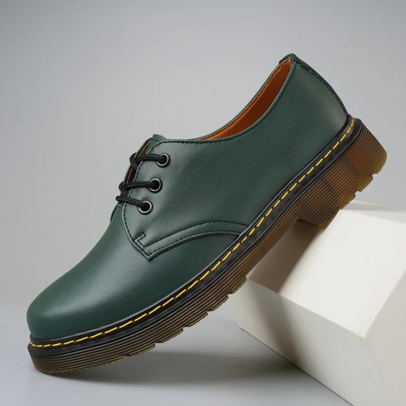 Nyklas - Chaussures Derby à Lacets Avec Surpiqûres Contrastées Sur la Semelle