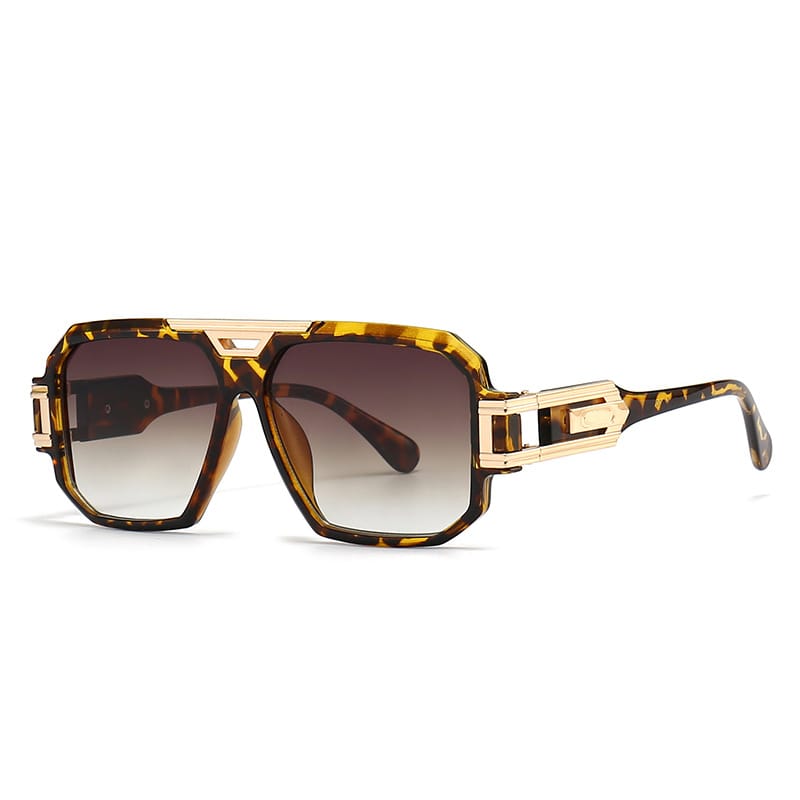 Lunavex - Lunettes De Soleil Carrées Aux Couleurs Vives Avec Dégradé