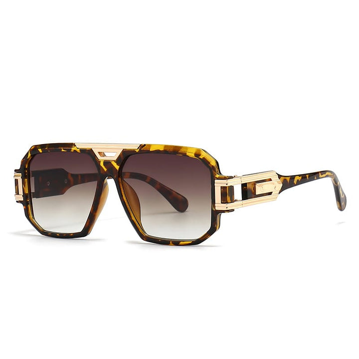 Lunavex - Lunettes De Soleil Carrées Aux Couleurs Vives Avec Dégradé