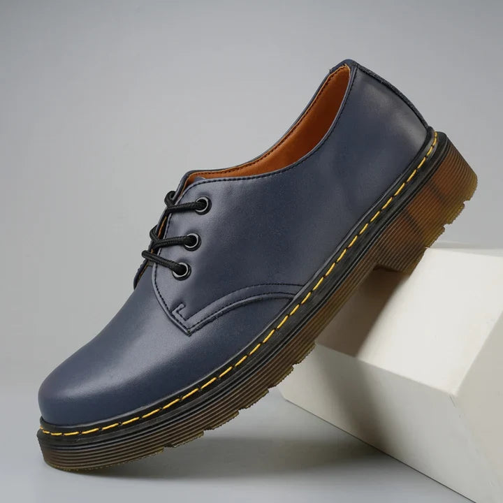Nyklas - Chaussures Derby à Lacets Avec Surpiqûres Contrastées Sur la Semelle
