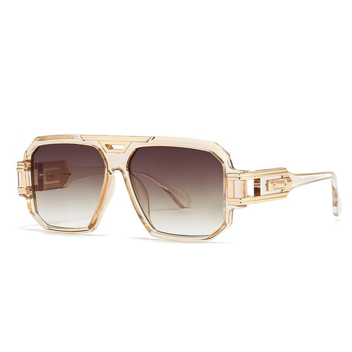 Lunavex - Lunettes De Soleil Carrées Aux Couleurs Vives Avec Dégradé