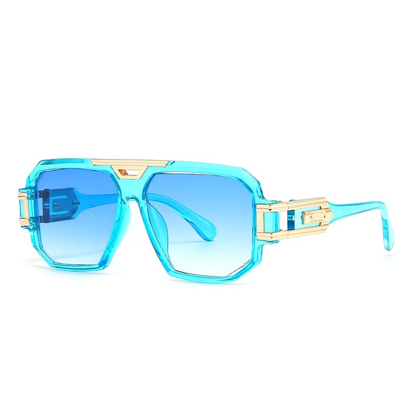 Lunavex - Lunettes De Soleil Carrées Aux Couleurs Vives Avec Dégradé