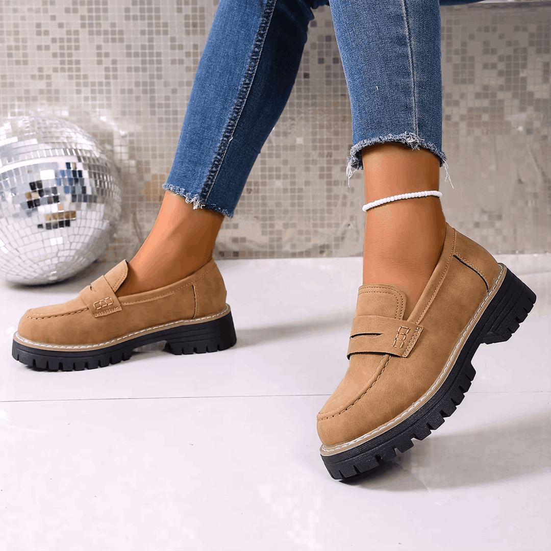Jasha - Mocassins À Bout Rond Antidérapants