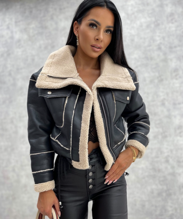 Reischl - Veste Zippée Doublée en Simili Mouton