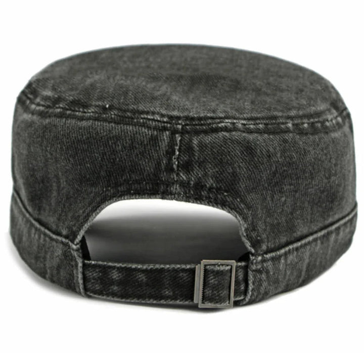 Salih - Casquette en Denim Avec Bandeau À Boucle