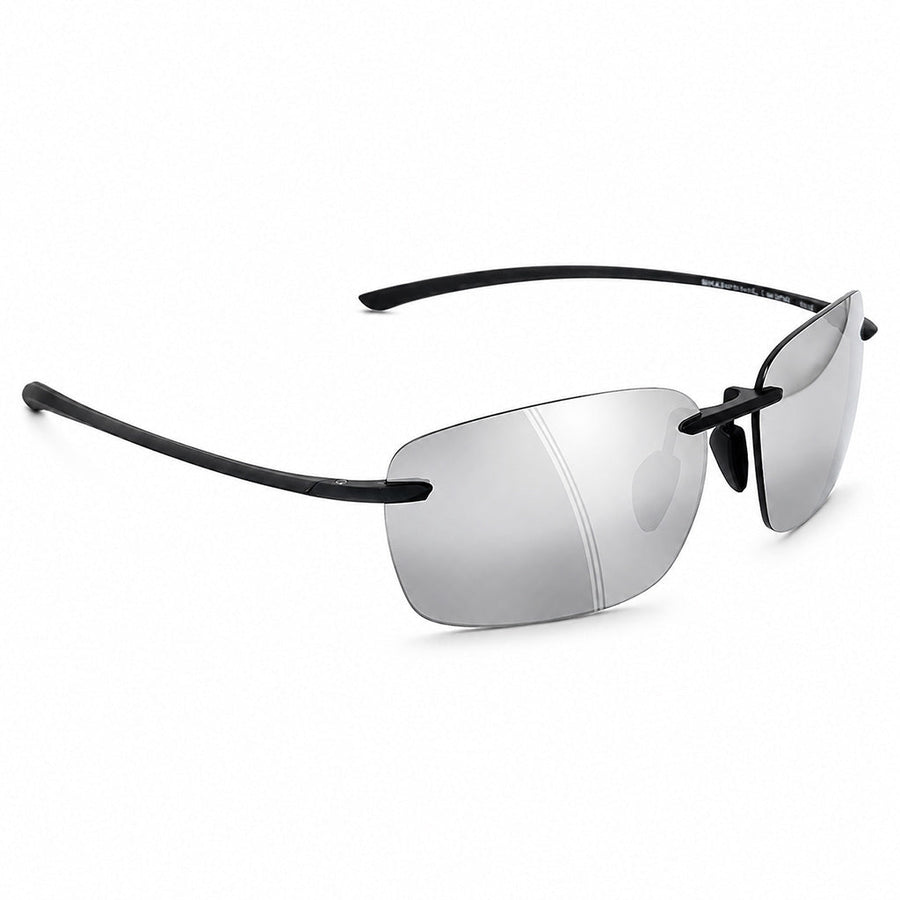 Zenvora - Lunettes De Soleil Modernes À Miroir Rectangulaire Sans Monture