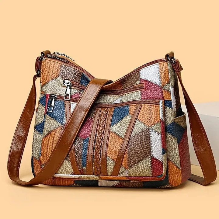 Solara - Sac À Bandoulière en Cuir « Mosaic »