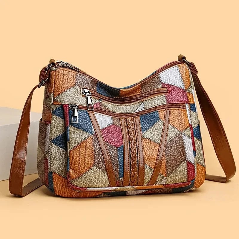 Solara - Sac À Bandoulière en Cuir « Mosaic »