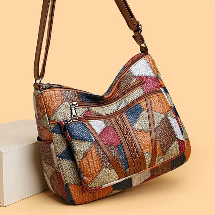 Solara - Sac À Bandoulière en Cuir « Mosaic »