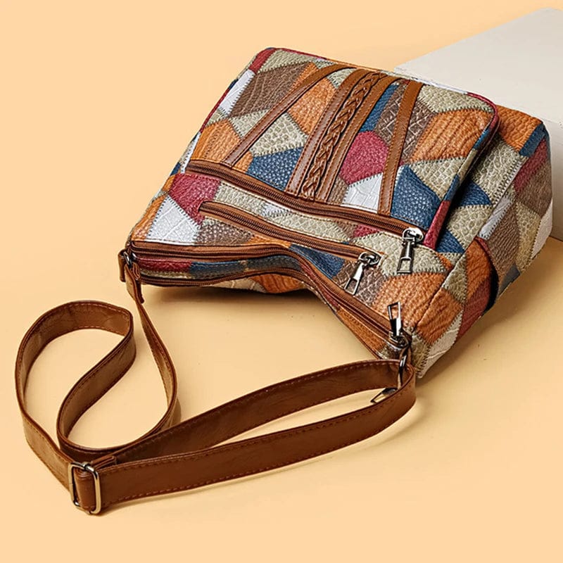 Solara - Sac À Bandoulière en Cuir « Mosaic »