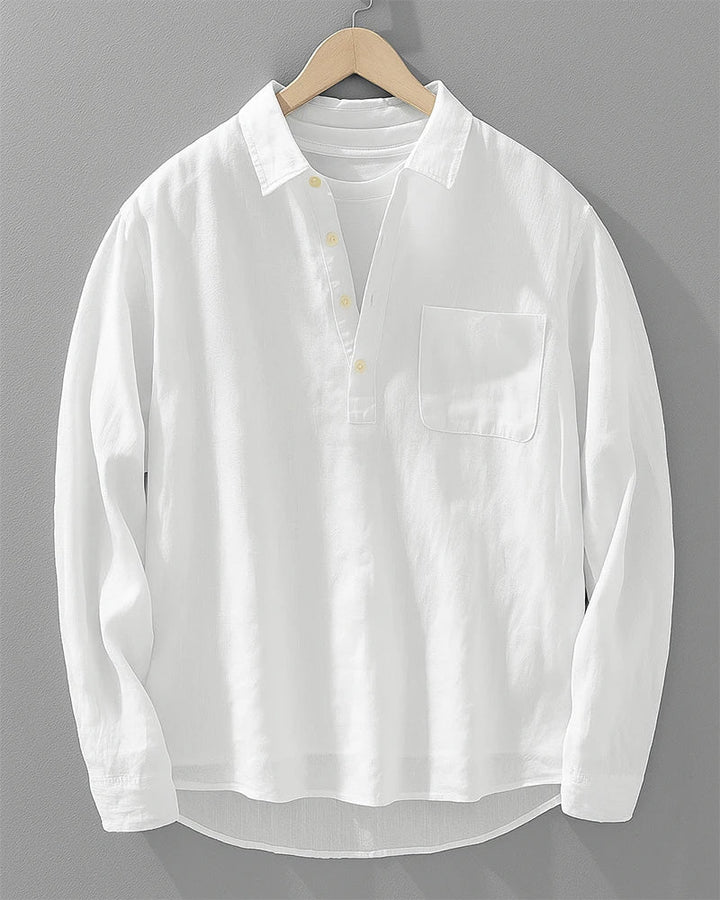 Rustam - Chemise À Col Et Manches Longues Avec Poche