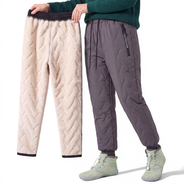 Aysun - Pantalon Avec Doublure en Polaire et Cordon de Serrage à la Taille