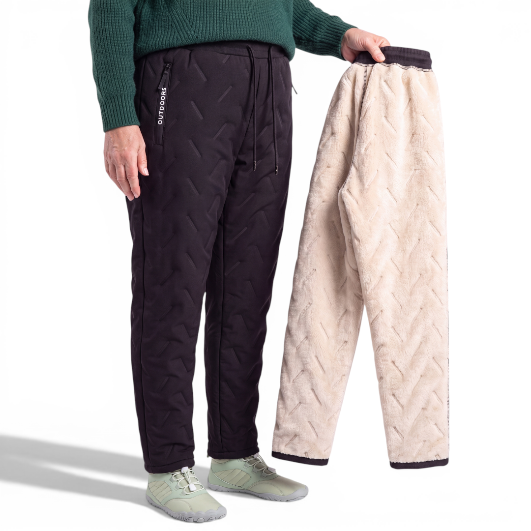 Aysun - Pantalon Avec Doublure en Polaire et Cordon de Serrage à la Taille