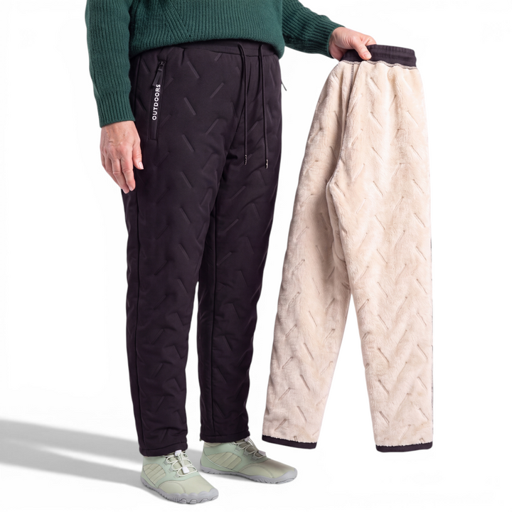 Aysun - Pantalon Avec Doublure en Polaire et Cordon de Serrage à la Taille