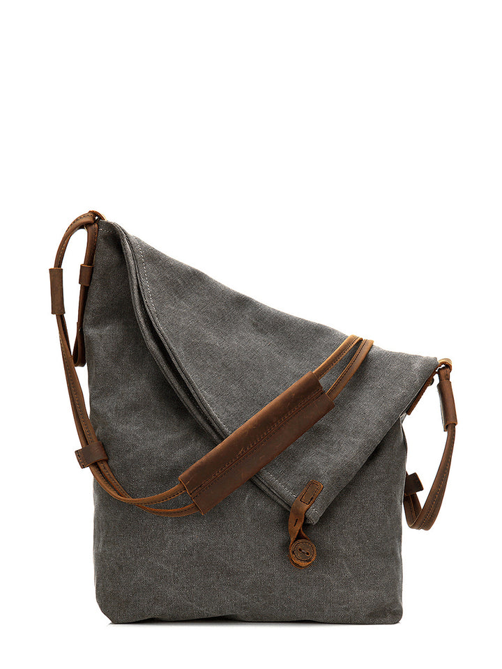 Liraine - Sac À Bandoulière en Toile Et Cuir