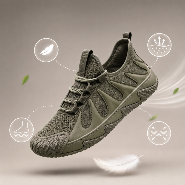 Linmark – Baskets À Lacets en Maille Respirante