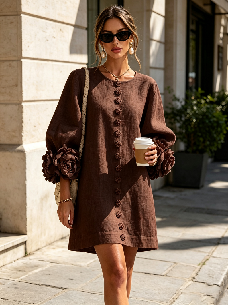 Hinan - Mini Robe À Imprimé Floral
