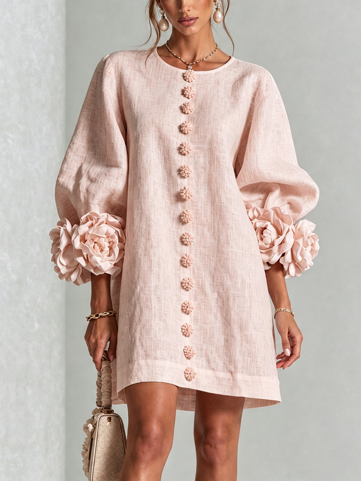Hinan - Mini Robe À Imprimé Floral