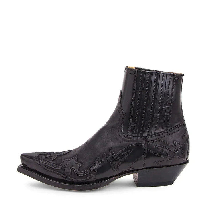 Mirvan - Bottines Western À Bout Pointu