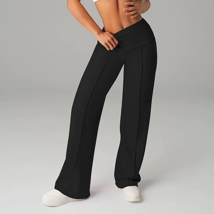 Alimatou - Pantalon Droit À Jambes Larges