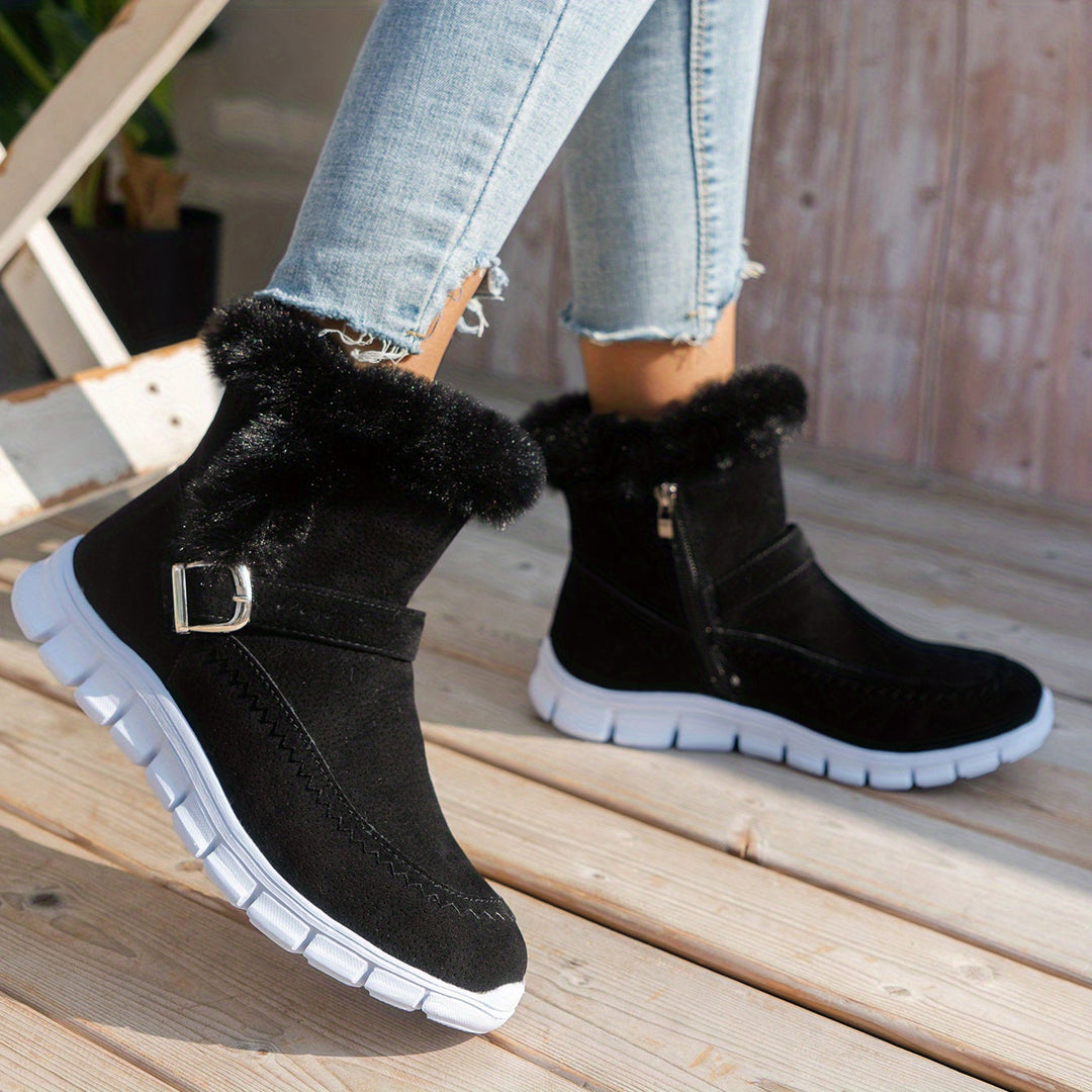 Adriany - Bottes D'hiver Pour La Neige À Semelle Épaisse