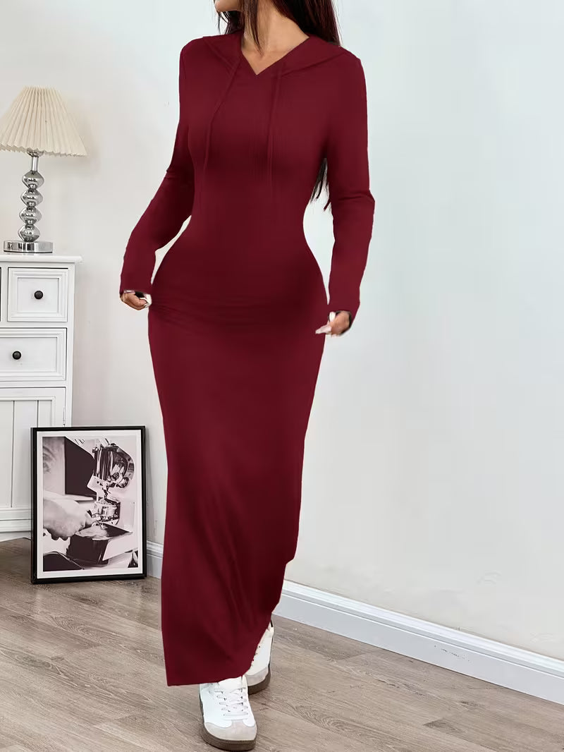 Dahye - Robe Longue À Manches Longues Et Capuche