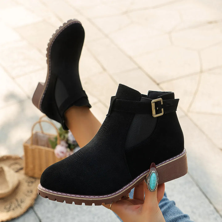 Fakina - Bottines À Boucle Décorative
