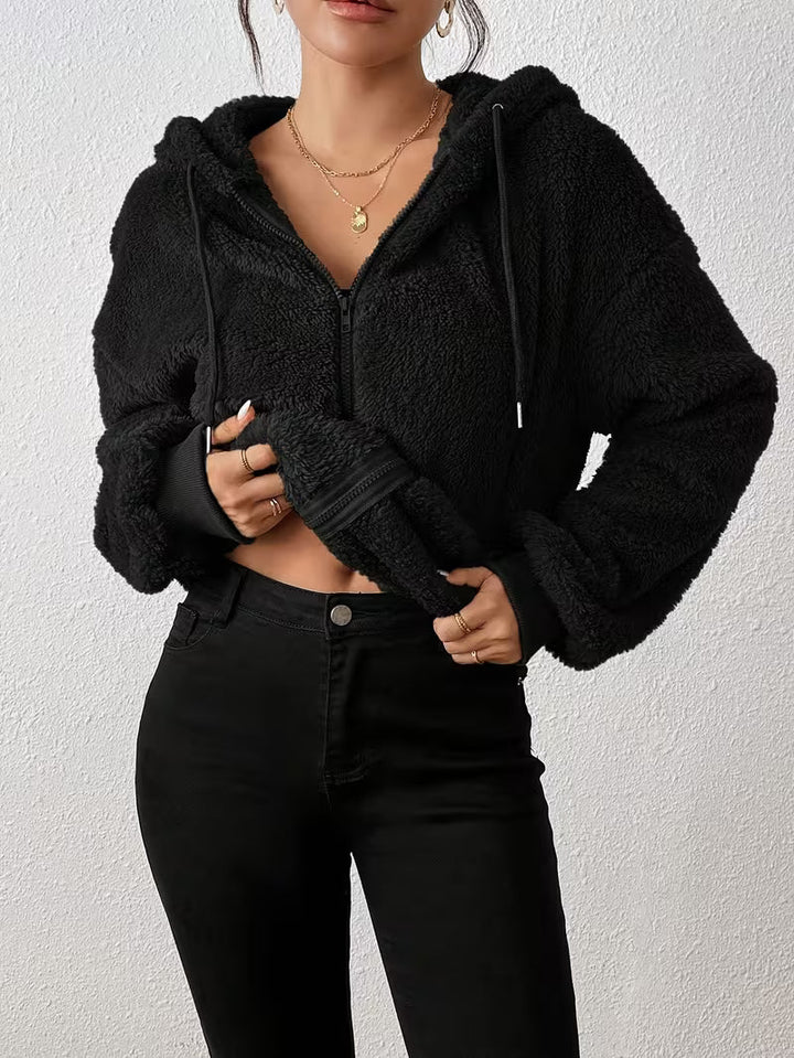 Keriana - Veste Décontractée À Capuche, Chaude Et Douillette