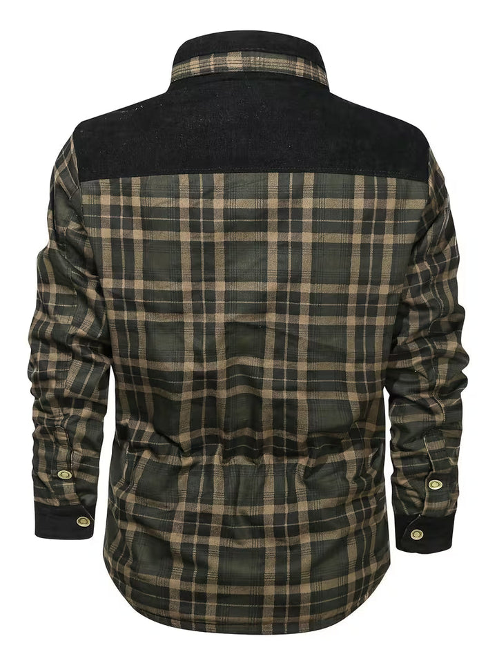 Kerrik - Veste À Carreaux Avec Revers Doublée De Peluche