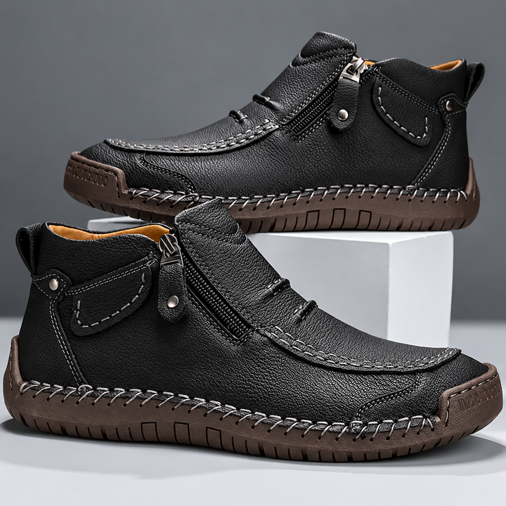 Aedrian - Chaussures Haut De Gamme À Fermeture Éclair Latérale