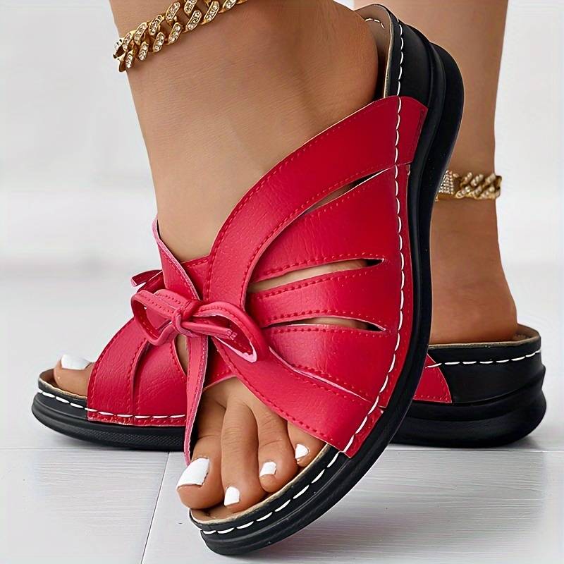 Ranya - Chaussons Décontractés À Talons Compensés