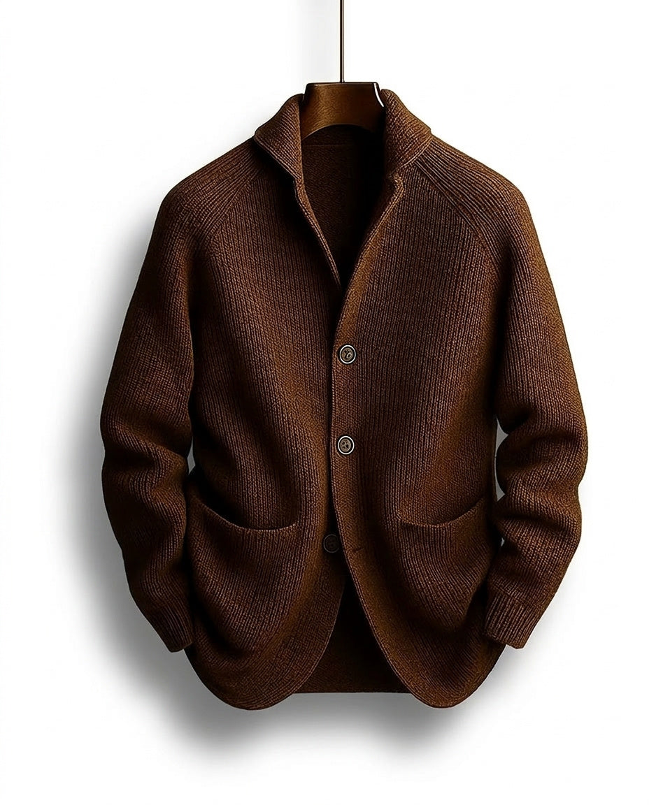 Jirri - Cardigan en Maille À Col Châle Et Boutons