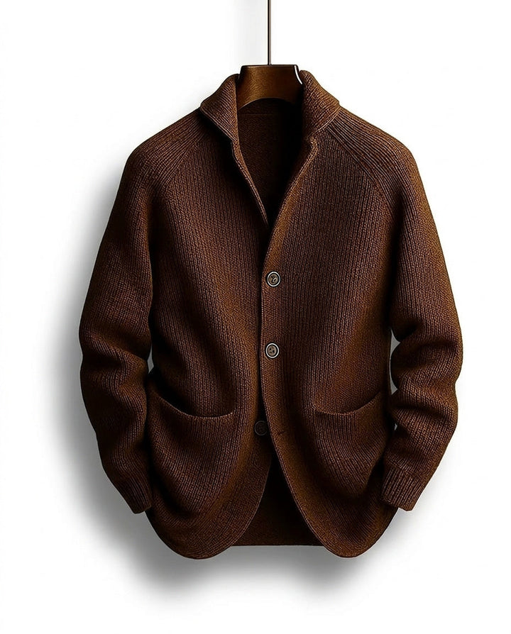 Jirri - Cardigan en Maille À Col Châle Et Boutons
