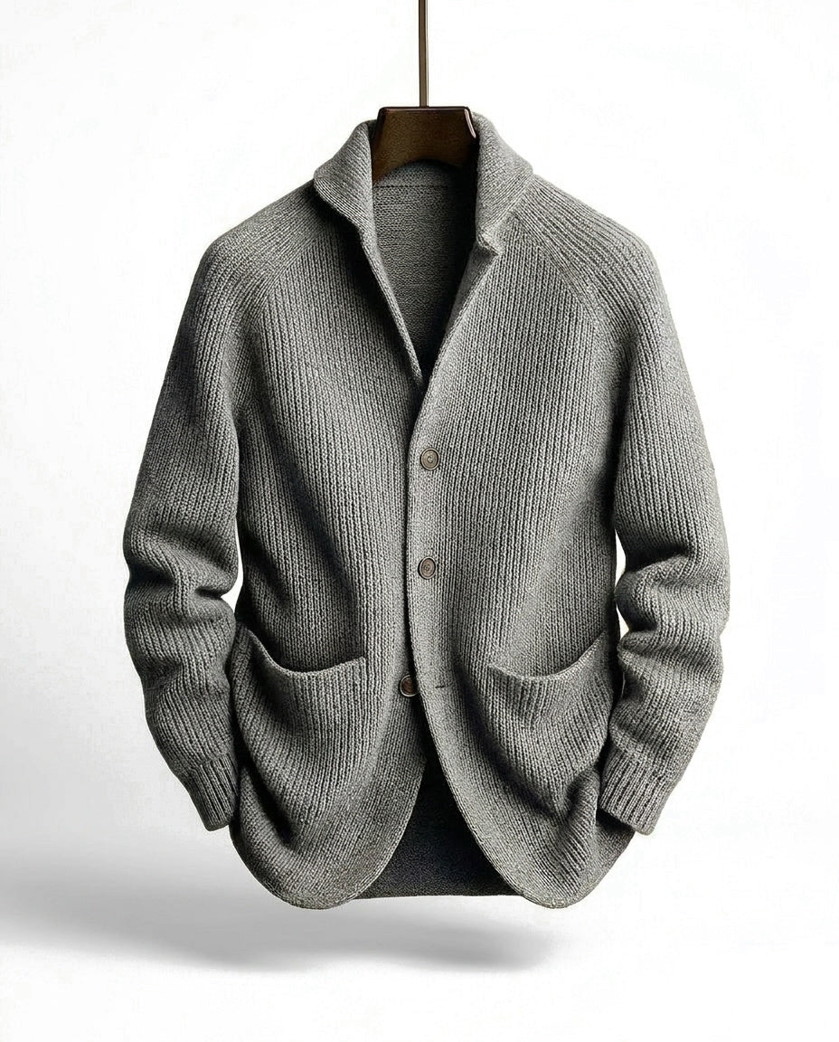 Jirri - Cardigan en Maille À Col Châle Et Boutons