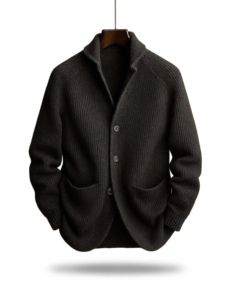 Jirri - Cardigan en Maille À Col Châle Et Boutons