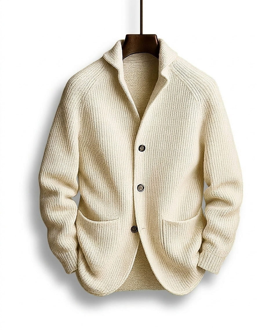 Jirri - Cardigan en Maille À Col Châle Et Boutons