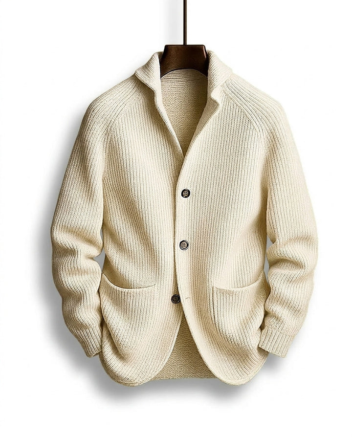 Jirri - Cardigan en Maille À Col Châle Et Boutons