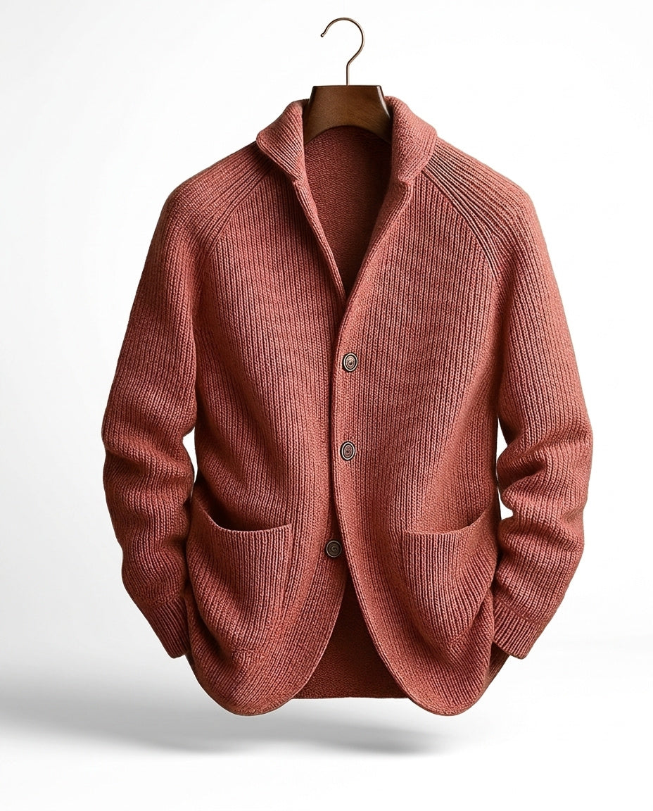Jirri - Cardigan en Maille À Col Châle Et Boutons