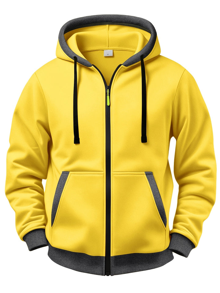 Mussoline - Casual Long Sleeve Winter Hooded With Zipper