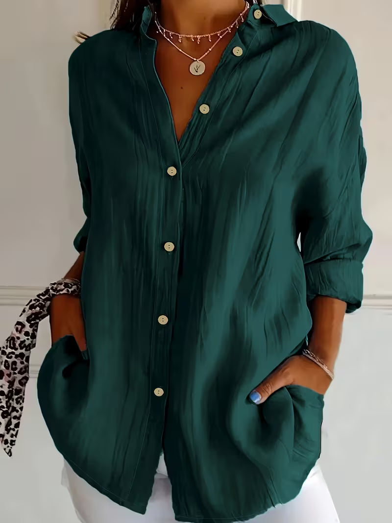 Soella - Chemise À Col, Manches Longues Et Boutons