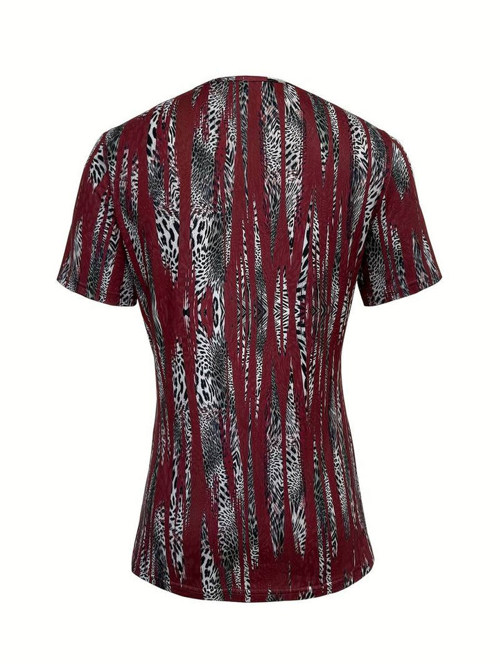 Nairy - T-shirt Décontracté À Imprimé