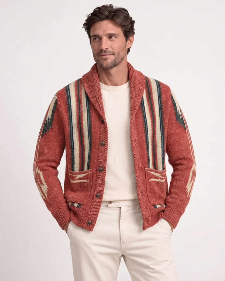Jonnie - Cardigan-Châle en Maille Confortable