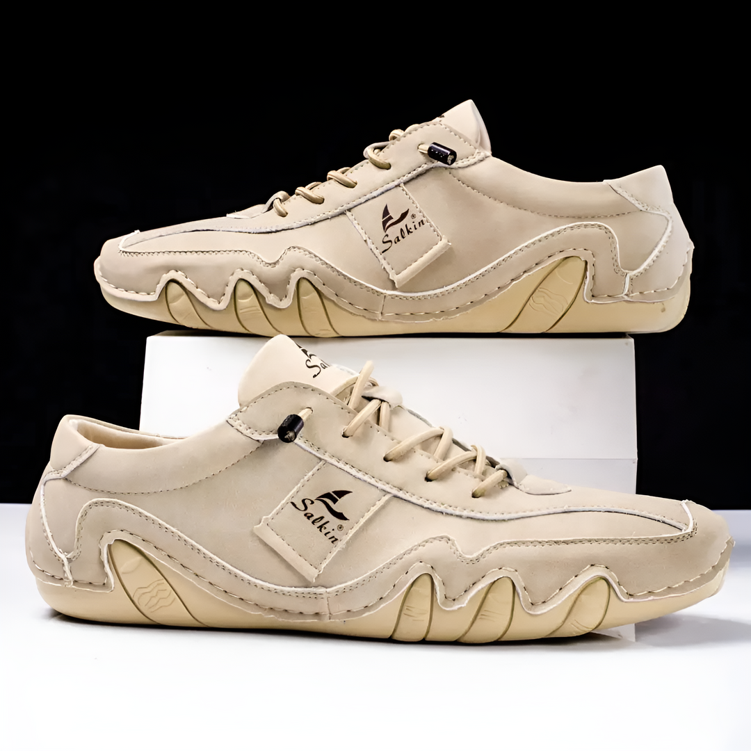 Damon - Baskets en Cuir Halden