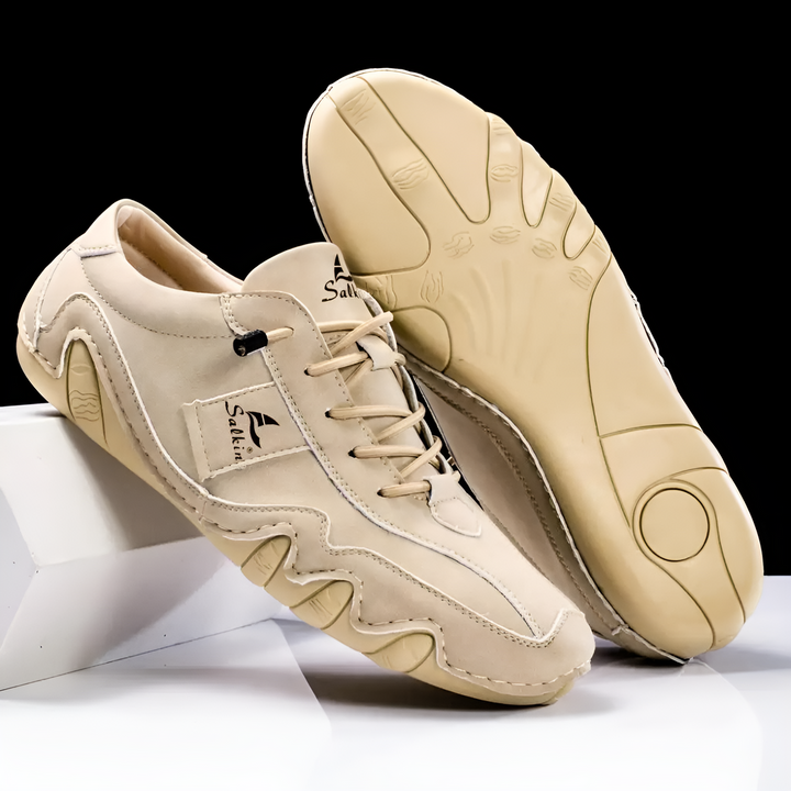 Damon - Baskets en Cuir Halden