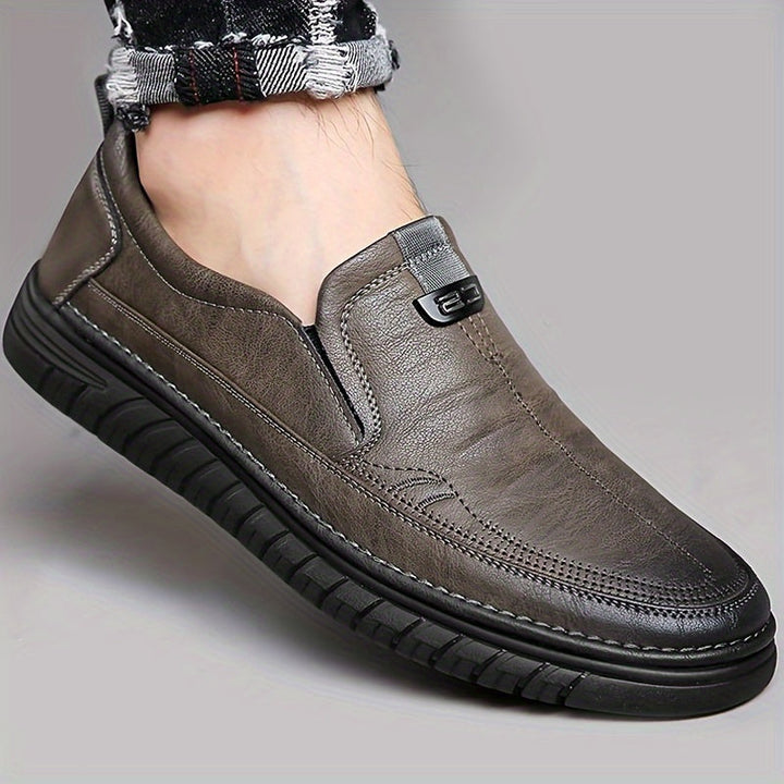 Faran - Chaussures Sans Lacets Avec Surpiqûres et Semelles Texturées