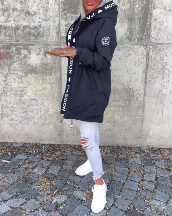 Neubauer - Trench Coat Long à Capuche