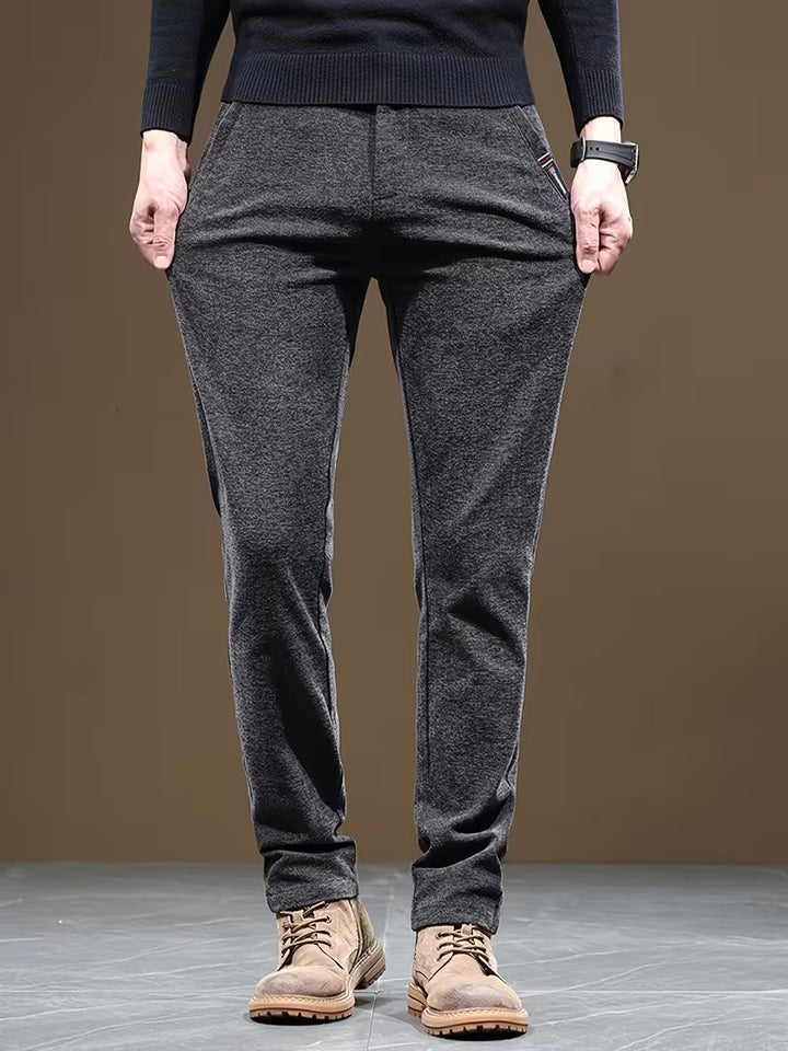 Talcott - Pantalon Décontracté Ajusté à Texture