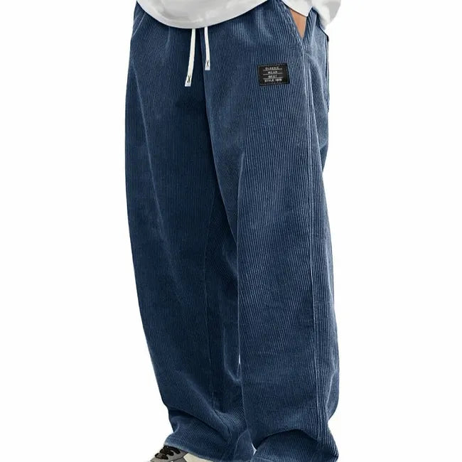 Warren - Pantalon À Jambes Larges Avec Cordon De Serrage Et Poches
