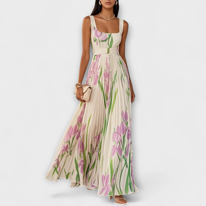 Tressa - Robe À Fleurs Sans Manches Élégante